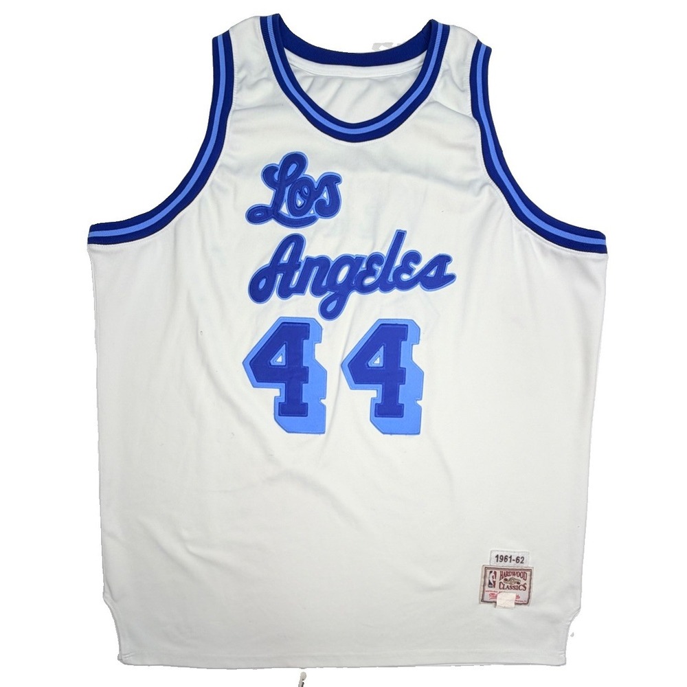 Mitchell & Ness Jerry West #44 Lakers 1961-62 Hardwood Classics Jersey 58 3XL